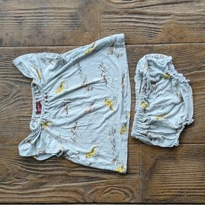 6-12m Milk Barn dress and bloomers